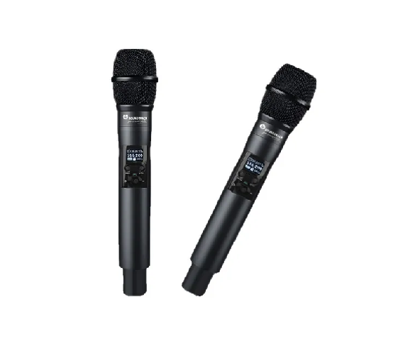 Set de 2 Micrófonos - Sistema Soundtrack De Micrófonos Inalámbricos STW-100HUT, Negro - Image 2
